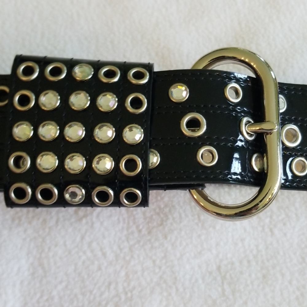 Betsey Johnson wide black belt